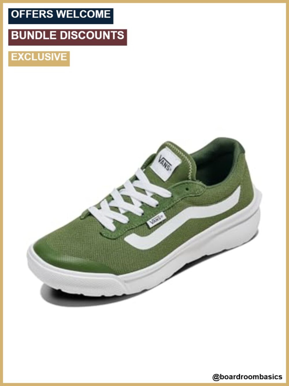 Vans Range BRZ Low-top Canvas Skate Shoe Lace-up